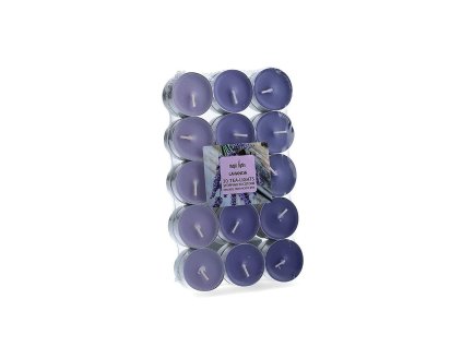 3298447 vonne cajove sviecky magic lights levandula 30 ks