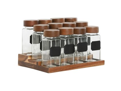 3308554 stojan s korenickami home esprit agatove drevo sklo 90 ml 20 5 x 16 5 x 13 cm