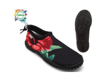 Obuv do vody Černá Květina Unisex dospělí Velikost nohy: 39 (Veľkosť nohy 39)