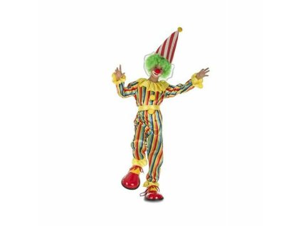 Kostým pre deti My Other Me pajác Pruhovaný (Veľkosť 5–6 rokov)