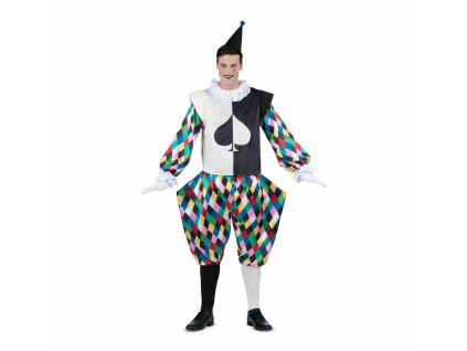Kostým pre dospelých My Other Me Harlekýn (Veľkosť M)