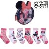 Dětské ponožky Minnie Mouse (5 párů) Vícebarevná (Velikost nohy 15-16)