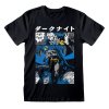 Unisex triko s krátkým rukávem Batman Manga Cover Černá (Velikost XXL)