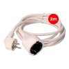 2981601 predlzovaci kabel edm biela 2 m