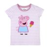 Dětské triko s krátkým rukávem Peppa Pig Růžová (Velikost 2 roky)