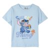Dětské triko s krátkým rukávem Stitch Bavlna Světle modrá (Velikost 5 let)