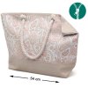 3001309 plazova taska paisley koralova 54 x 36 5 x 14 cm