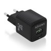 3001447 nabijacka do siete aisens asch 25w2p015 bk usb c usb a cierna 25 w