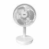 3002155 dobijaci stolny ventilator s usb kablom edm biela 4 w 16 5 x 27 cm