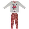 Dámské pyžamo Minnie Mouse Šedá Červená (Velikost M)