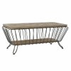 3004903 konferencny stolik dkd home decor vintage kov borovica 125 x 64 x 51 cm