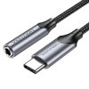 3009902 audio kabel usb c male na 3 5 mm jack female vention bgmha siva 10 cm