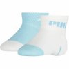 Dětské ponožky Puma Mini Cats x2 Světle modrá Unisex (Velikost nohy 23-26)
