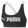 Sportovní podprsenka Puma Vícebarevná Černá Bílá (Velikost L)