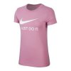 Dámské tričko s krátkým rukávem NSW TEE JDI CI1383 Nike 693 Růžová (Velikost M)