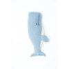 3012059 plysova hracka pre deti crochetts oceano velryba svetlo modra 28 x 75 x 12 cm