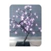 3209716 vianocny dekoracny strom s led osvetlenim edm sakura ruzova 45 cm