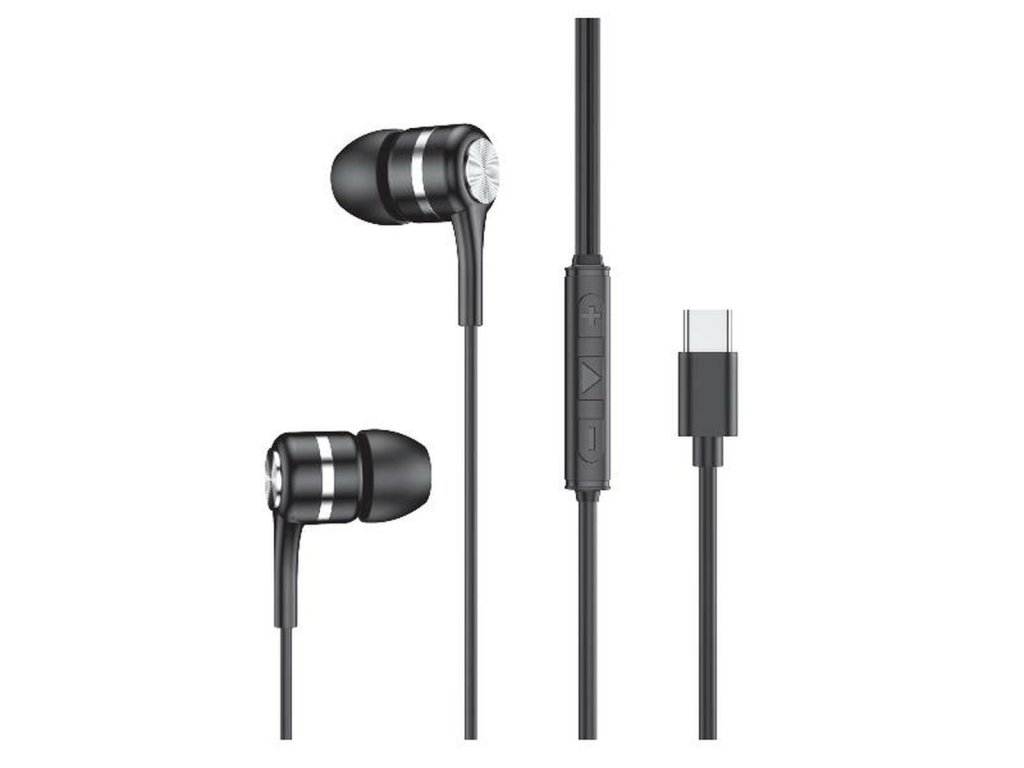 3295381 sluchadla s mikrofonom celly usb c earphonetypecsp