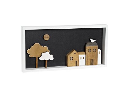 2808028 1 dekoracia na stenu dkd home decor domy drevo gastanova biela 40 x 3 5 x 20 cm