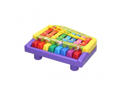 2731683 hudobna hracka xylofon klavir 2 v 1 reig xilo natura 3 rokov