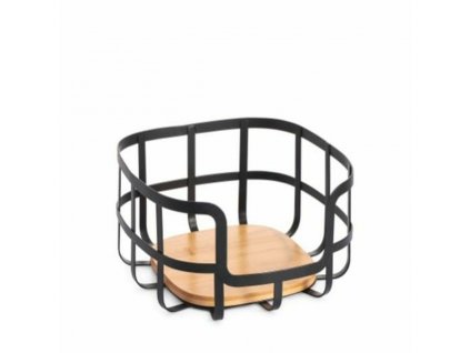 2808682 1 misa na ovocie dkd home decor ocel bambus cierna prirodna 24 x 24 x 12 7 cm