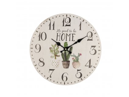 2783467 nastenne hodiny quid kaktus drevo 34 cm