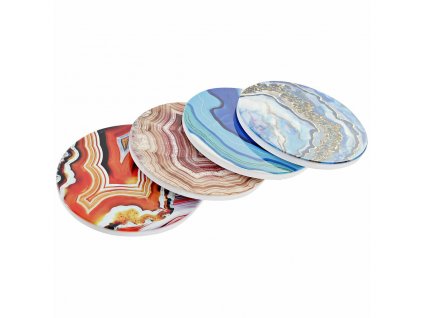 2808376 3 podlozky pod pohare okruhle dkd home decor moderny dolomit korok viacfarebna 10 8 x 10 8 x 0 7 cm 4 ks