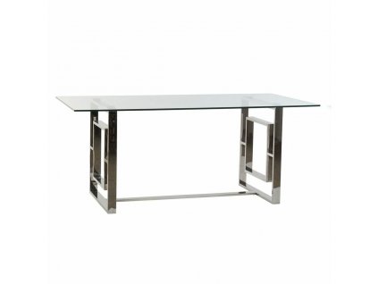 2890121 jedalensky stol dkd home decor sklo ocel 180 x 90 x 75 cm