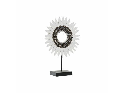 2890043 stojaca dekoracia dkd home decor musle zelezo cierna bezova 40 x 12 x 56 cm