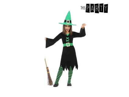 Gyermek jelmez Striga zöld (3 db) (Méret 5–6 év)