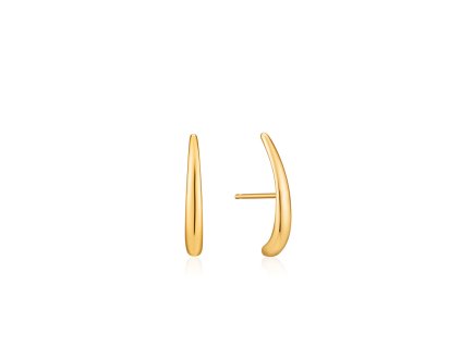 2925861 damske nausnice ania haie e024 05g mincove striebro zlata 2 5 cm