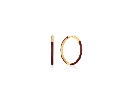 2925897 damske nausnice ania haie e031 03g r mincove striebro cervena 2 cm