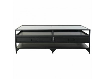 2940614 konferencny stolik dkd home decor kov sklo 120 x 60 x 40 cm
