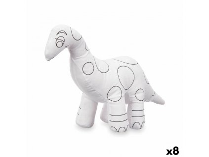 2969103 zvieratka na vymalovanie dinosaurus latka biela cierna 28 x 22 x 9 cm 8 kusov
