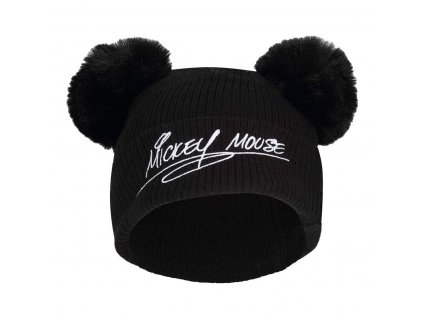 2984626 ciapka mickey mouse double pom cierna