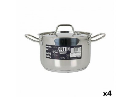 3026756 sada hrncov s pokrievkou quttin hotel ocel 20 x 13 cm 4 kusov