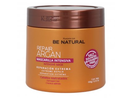 3042296 intenzivna obnovujuca maska pre poskodene vlasy be natural argan 350 g