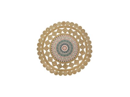 3093838 koberec dkd home decor gastanova viacfarebna 120 x 120 x 0 75 cm