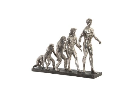 3098998 dekoracia na stol dkd home decor origin of species striebristy zivica moderny 55 x 18 x 42 cm