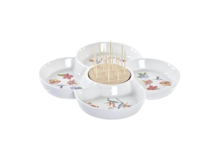3101842 tacka na chutovky dkd home decor prirodna viacfarebna bambus kamenina tropicke 22 x 22 x 7 cm