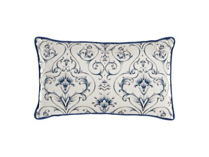 3103615 vankusik dkd home decor modra polyester kvety 50 x 10 x 30 cm
