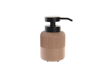 3109060 davkovac na mydlo dkd home decor cierna cement terakota polypropylen 7 x 7 x 16 cm