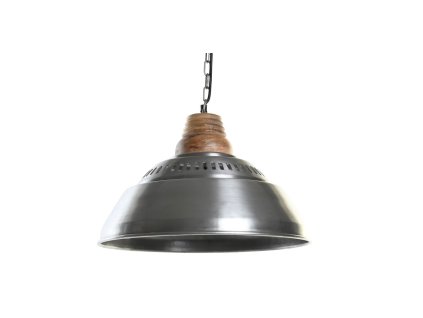 3112261 stropne svetlo dkd home decor striebristy gastanova zelezo mangove drevo 50 w 43 x 43 x 31 cm
