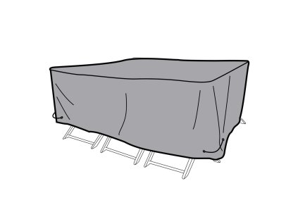 3139330 ochranny kryt na zahradny stol dkd home decor stol cierna aluminium tmavo siva 200 x 130 x 60 cm