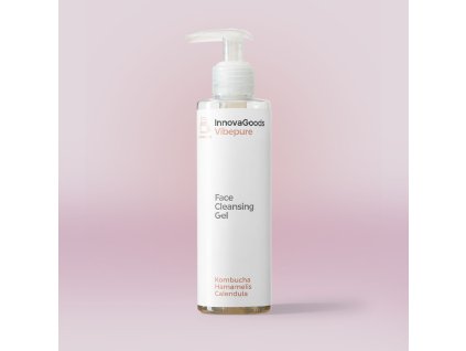 3147136 cistiaci gel na tvar pre vsetky typy pleti innovagoods vibepure kombucha hamamel nechtik 200 ml