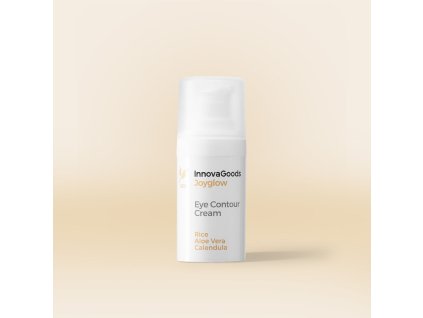 3147166 krem na ocne okolie proti vzniku vrasok a tmavych kruhov pod ocami innovagoods joyglow rice ryza aloe vera nechtik 15 ml