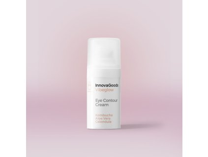 3147145 krem na ocne okolie proti vzniku vrasok a tmavych kruhov pod ocami innovagoods vibeglow kombucha aloe vera nechtik 15 ml