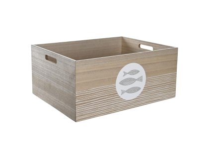 3154087 ozdobna krabica dkd home decor prirodna drevo mdf spiraly fusilli stredozemny 50 x 40 x 22 5 cm