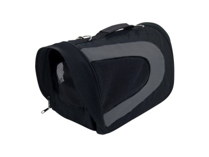 3173254 prepravna taska pre domace zvierata gloria gloss cierna siva skladatelna velkost s nosnost 4 kg 35 x 22 x 23 cm