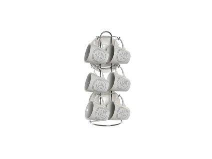 3177991 sada salok na kavu s tanierikmi a so stojanom dkd home decor kamenina kov biela 90 ml